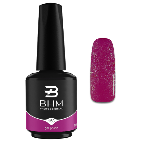 BHM Professional Гель-лак Gel Polish, 7 мл, 15 г, №158