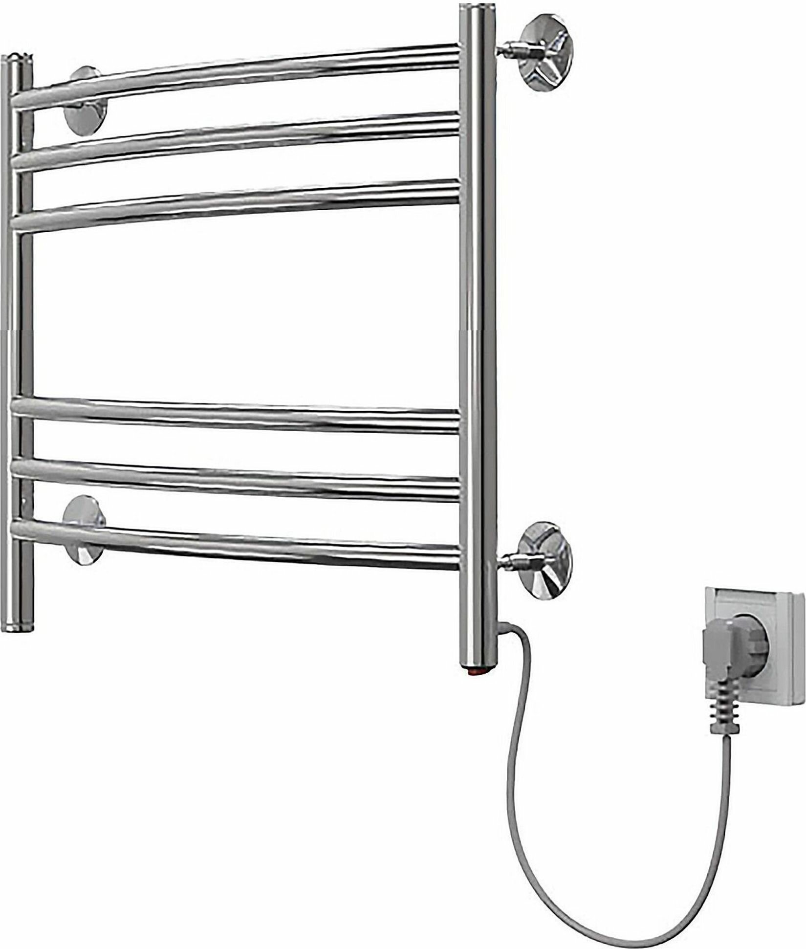 фото Полотенцесушитель электрический Арго Лесенки Рио-Э хром 500х600 мм