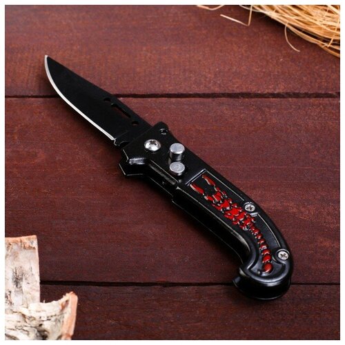 фото Нож перочинный складной "красный скорпион", лезвие 6,5 см mikimarket