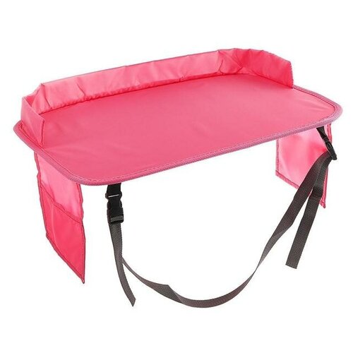 Столик-органайзер для детского автокресла TORSO, розовый, 35 х 50 см