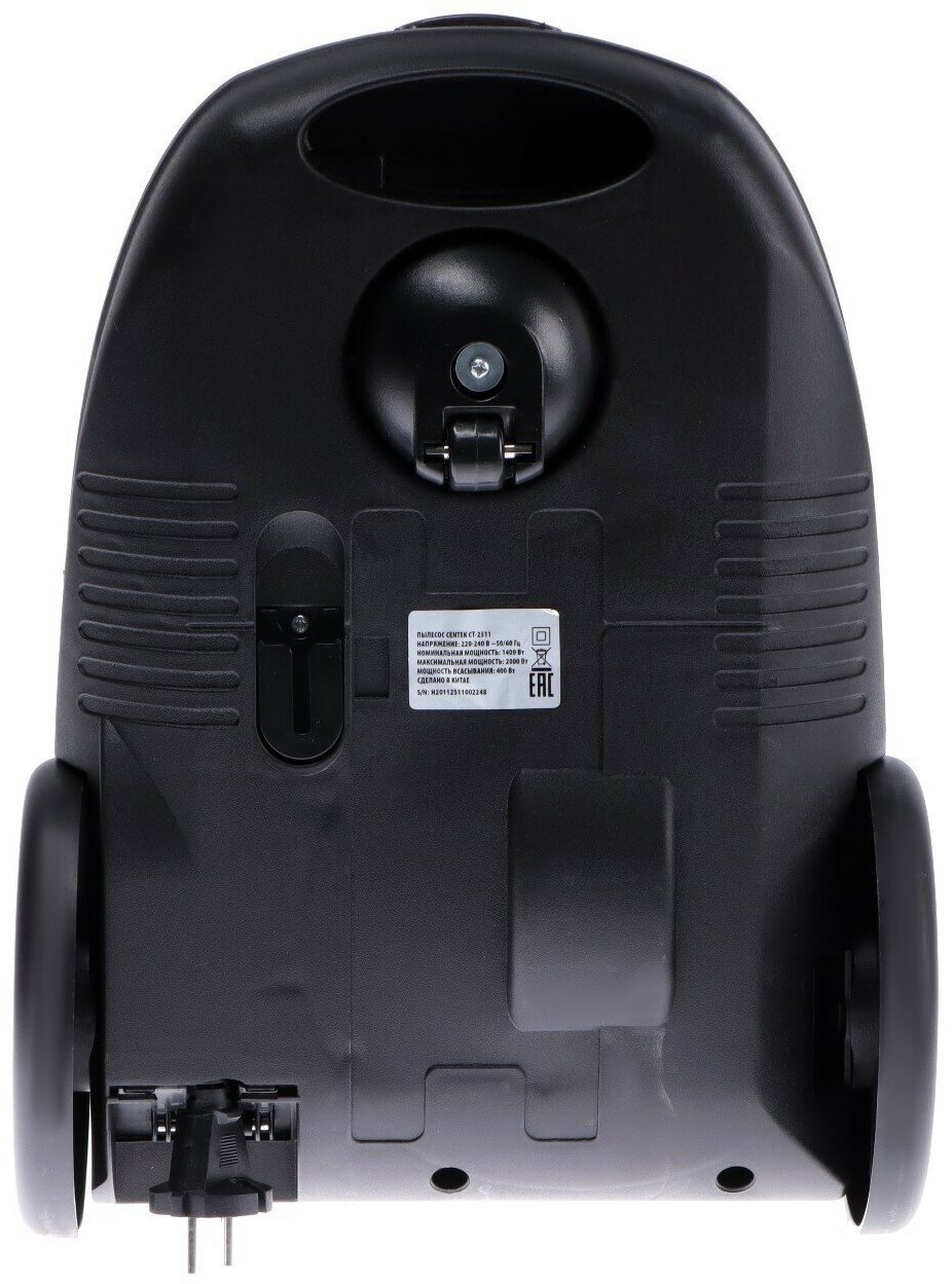 Пылесос для дома CT-2511 Black с мешком,мощность 2000 вт/400 вт - фотография № 13
