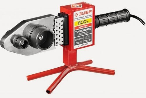 Изображение товара Аппарат для сварки пластиковых труб + кейс Зубр АСТ-800, серия «мастер»