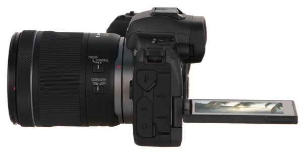 Фотоаппарат Canon EOS R Kit черный RF 24-105mm f/4-7.1 IS STM фото 2