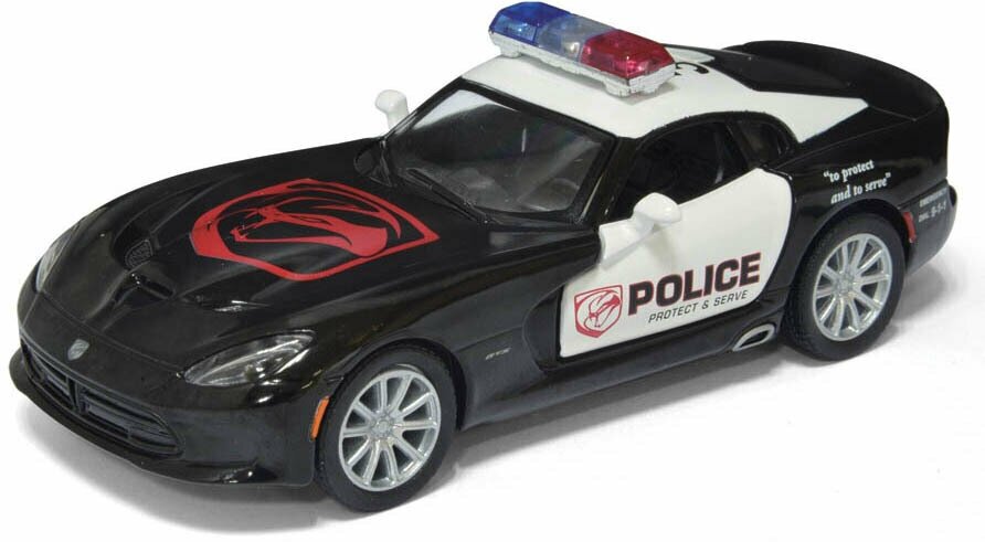 Модель машины KINSMART "Dodge Viper SRT" (Police) инерция 1:36