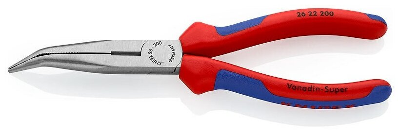 Плоские круглогубцы с режущими кромками KNIPEX KN-2622200