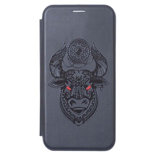 фото Чехол-книжка gosso book art jack для xiaomi redmi note 9s/note 9 pro/note 9 pro max чёрный grand bull