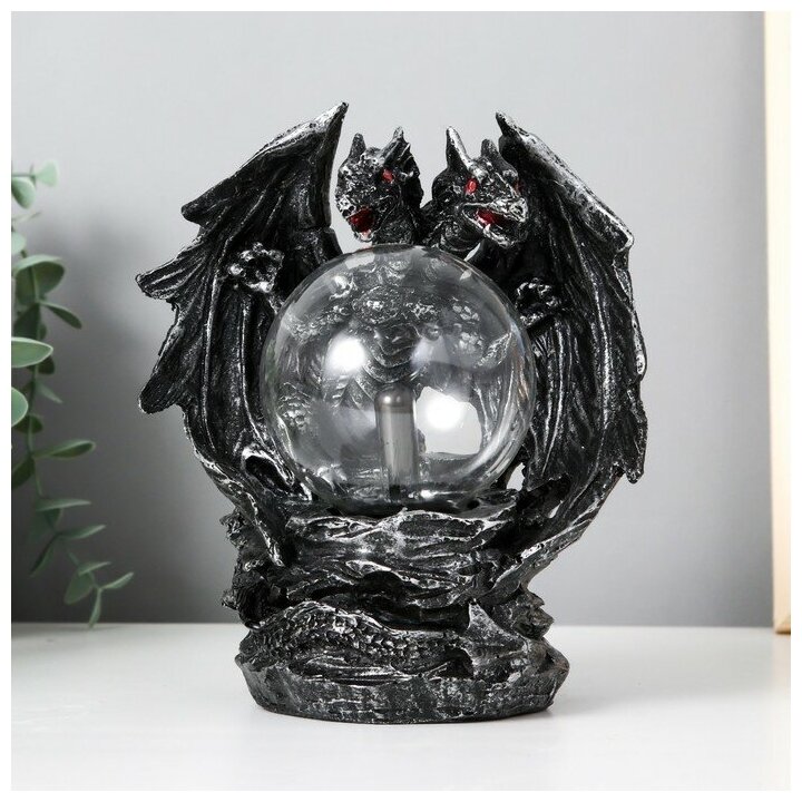 RISALUX Плазменный шар "Двуглавый дракон" 21*10*12 см