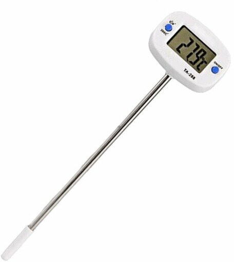 Электронный термометр термощуп-14см ТА-288 для самогоноварения / градусник бытовой домашний для самогона и спирта