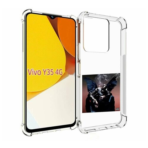 Чехол MyPads Travis Scott - Birds In The Trap Sing McKnight для Vivo Y35 4G 2022 / Vivo Y22 задняя-панель-накладка-бампер чехол mypads travis scott birds in the trap sing mcknight для vivo x90 pro plus задняя панель накладка бампер