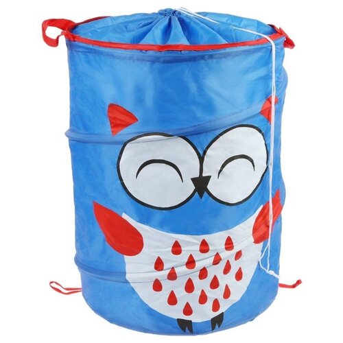 фото Корзина наша игрушка совушка 34 х 45 см (xxq19010311-1) синий