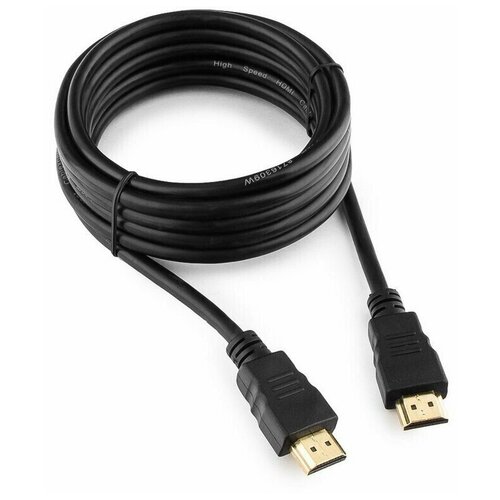 Кабель HDMI - HDMI, М/М, 3 м, v2.0, поз. р, экр, Cablexpert, CC-HDMI4-10 комплект 5 штук кабель hdmi hdmi м м 1 8 м v2 0 поз р экр cablexpert cc hdmi4 6