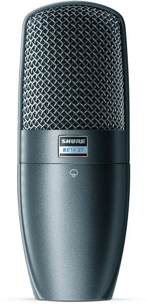 SHURE BETA 27 Инструментальный конденсаторный микрофон суперкардиоидной направленности, с боковым приёмом, переключаемый фильтр частот, 20-20000 Гц, M