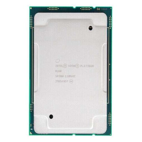 Процессор Intel Xeon Platinum 8160 LGA3647, 24 x 2100 МГц, OEM процессор cpu intel xeon gold 6230 2 1ghz 27 5mb 20cores fc lga3647 оем tdp 125w up to 1tb ddr4 2933 cd8069504193701srf8w 1 year