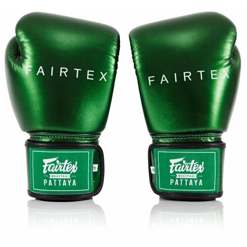 Боксерские перчатки Fairtex BGV22 Metallic Green (14 унций) боксерские перчатки fairtex bgv22 metallic red 10 унций