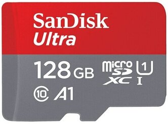 Карта памяти SanDisk MicroSDXC 128 ГБ (SDSQUAB-128G-GN6MN)