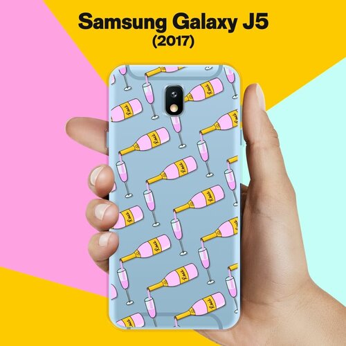 Силиконовый чехол на Samsung Galaxy J5 (2017) Бокал / для Самсунг Галакси Джей 5 2017 пластиковый чехол питер вид 5 на samsung galaxy j3 2017 самсунг галакси джей 3 2017