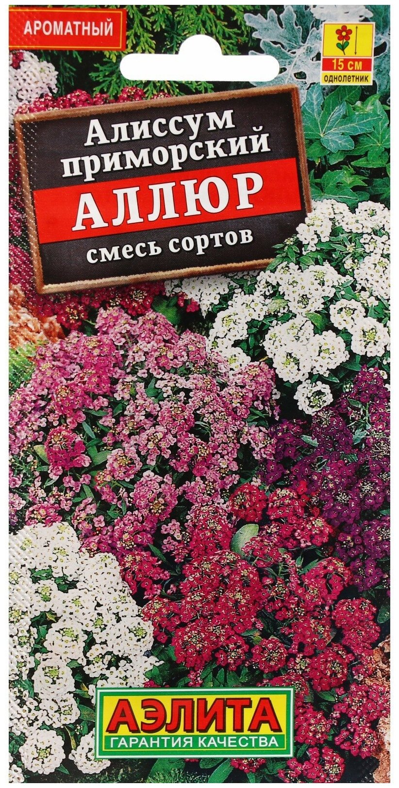 Семена Агрофирма АЭЛИТА Алиссум Аллюр смесь 0.1 г