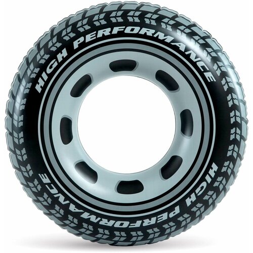 Круг надувной Giant Tire Tube (Колесо), от 9 лет, 91 см - Intex [int59252NP] 10 inch electric scooter tire electric wheelchair tire 10x2 54 152 10 inch electric vehicle thickened inner tube and outer tube