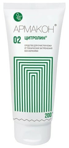 Средство очищающее 200 мл, армакон "цитролин", от технических загрязнений, без абразива, 1206