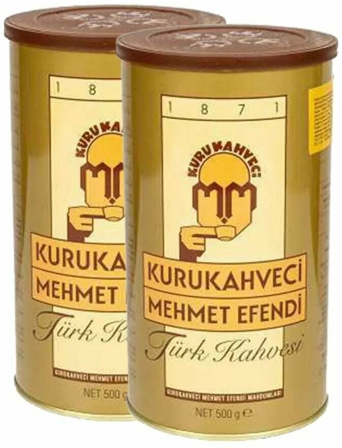 Турецкий Молотый кофе Kurukahveci Mehmet Efendi, 6 банок по 500гр - фотография № 11