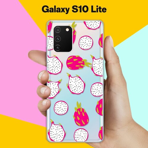 Силиконовый чехол Питайя на Samsung Galaxy S10 Lite силиконовый чехол жираф на samsung galaxy s10 lite