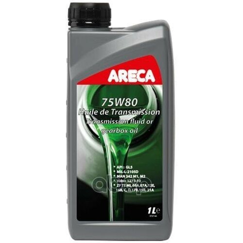 Areca Multi Hd Sae 75W80 Синт. Тр. масло Gl-5 (1L) Areca арт. 150319