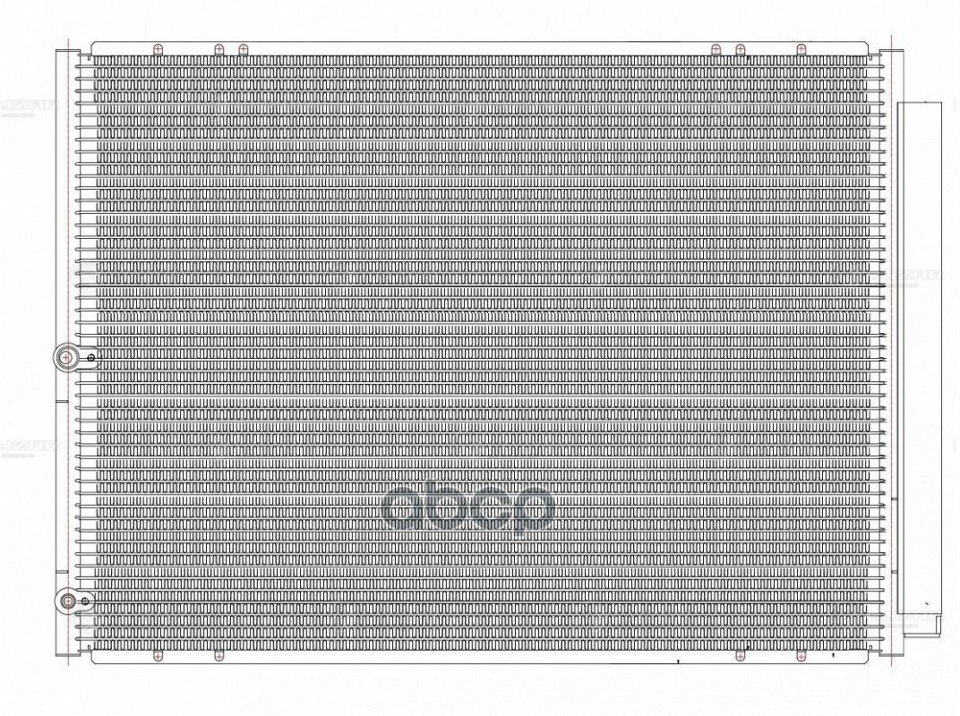 Радиатор кондиционера для автомобилей RX (03-) 30i LRAC 1928 LUZAR