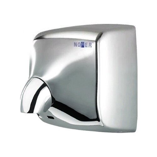 фото Металлическая сушилка для рук nofer windflow 2450 w матовая