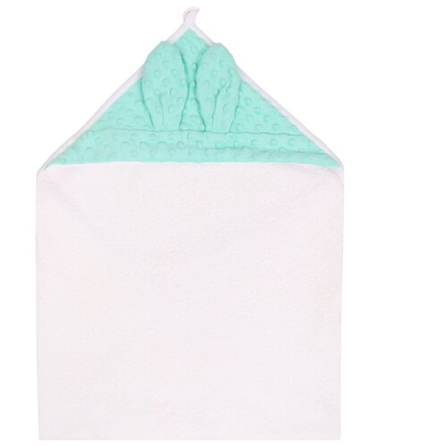 фото Полотенце детское с уголком amarobaby honey bunny мята
