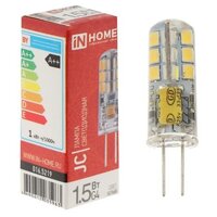 Лампа светодиодная IN HOME LED-JC, 1.5 Вт, 12 В, G4, 4000 К, 150 Лм