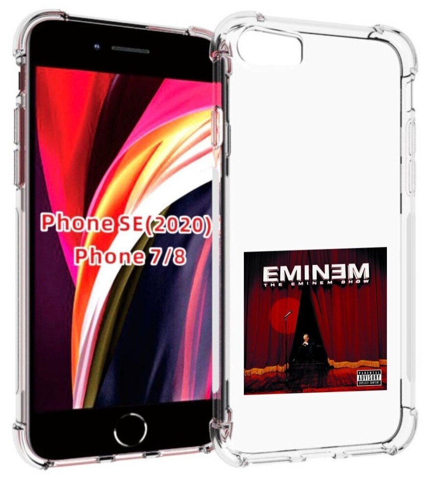 Чехол MyPads THE EMINEM SHOW для iPhone 7 4.7 / iPhone 8 / iPhone SE 2 (2020) / Apple iPhone SE3 2022 задняя-панель-накладка-бампер