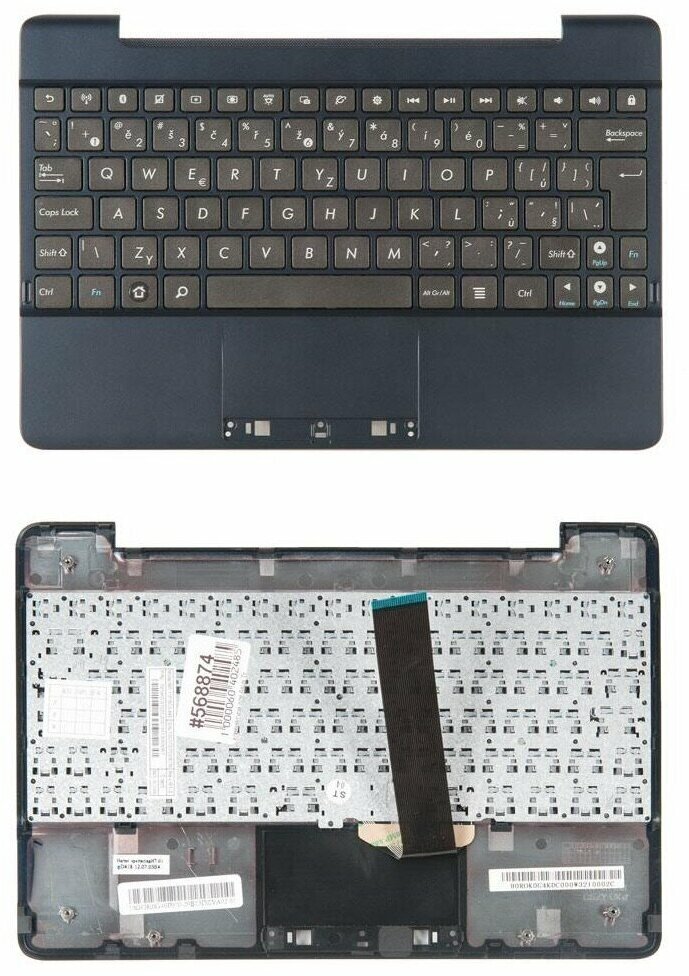 Keyboard / Клавиатура для Asus Transformer Pad TF300T синяя