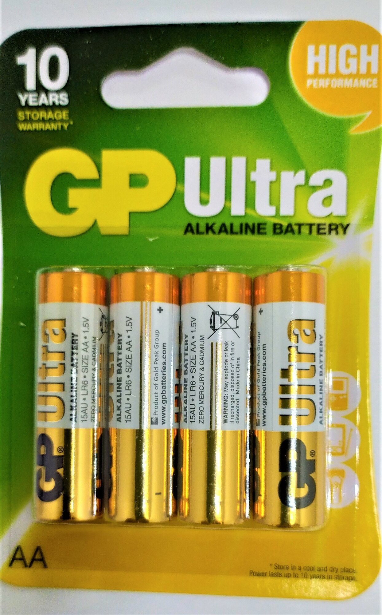 Батарейка GP Ultra Alkaline AA