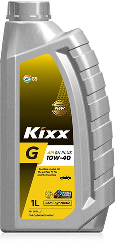 Синтетическое моторное масло Kixx G SN PLUS 10W-40