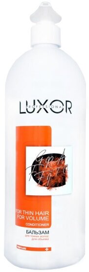 LUXOR PROFESSIONAL / Бальзам для объема тонких и ослабленных волос с гидролизованным коллагеном и экстрактом женьшеня, 1000 мл
