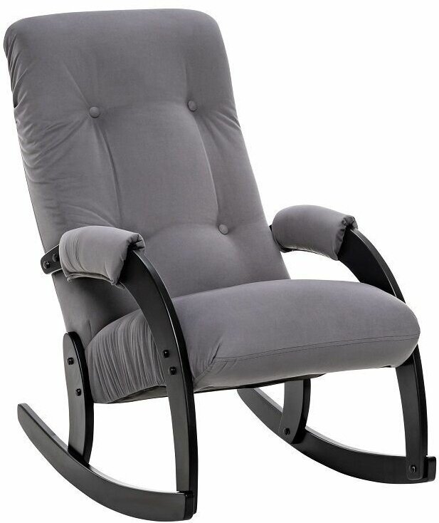 Кресло качалка Модель 67, Венге, велюр V 32
