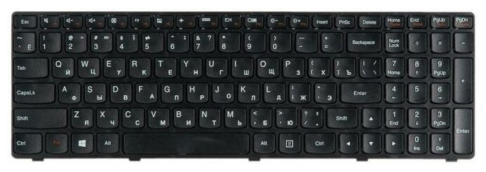 Клавиатура для ноутбука Lenovo G500, G505, G510, G700, G710 (p/n: 25210962)