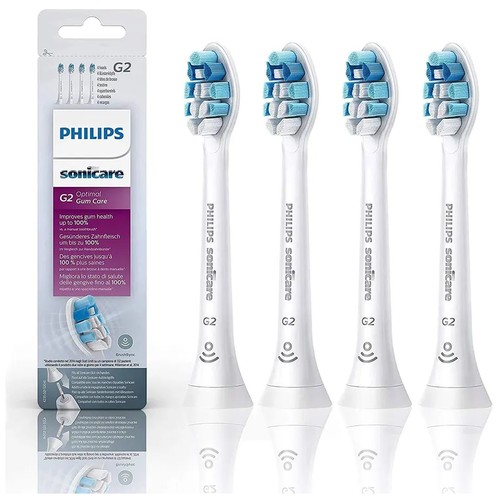 комплект насадок philips sonicare intercare hx9002 10 Насадки для зубных щеток совместимы с Philips Sonicare G2, 4 шт