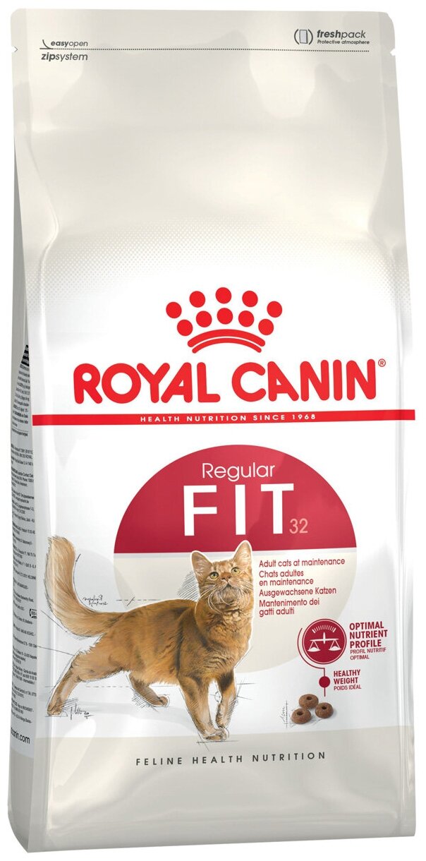 Royal Canin Regular Fit 32 Сухой корм для взрослых кошек, периодически гуляющих на улице от 1 года и - фотография № 10