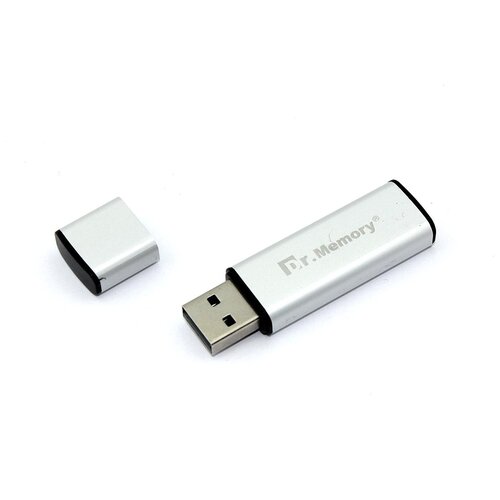 Флешка USB Dr. Memory 009 4Гб, USB 2.0, серебристый