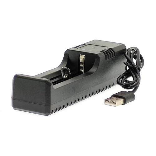 Зарядное устройство для аккумулятора 1 гнездо 18650 USB Орбита OT-APZ09 302₽