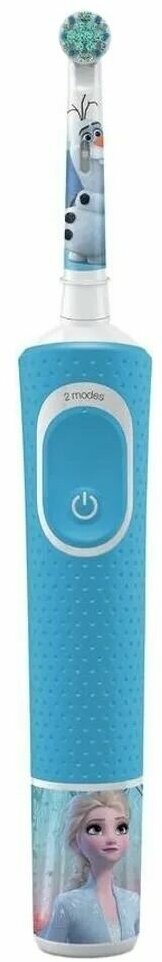 Набор электрических зубных щеток Oral-B Family Edition Pro 1 700+Kids Frozen, цвет: бирюзовый и синий - фото №15