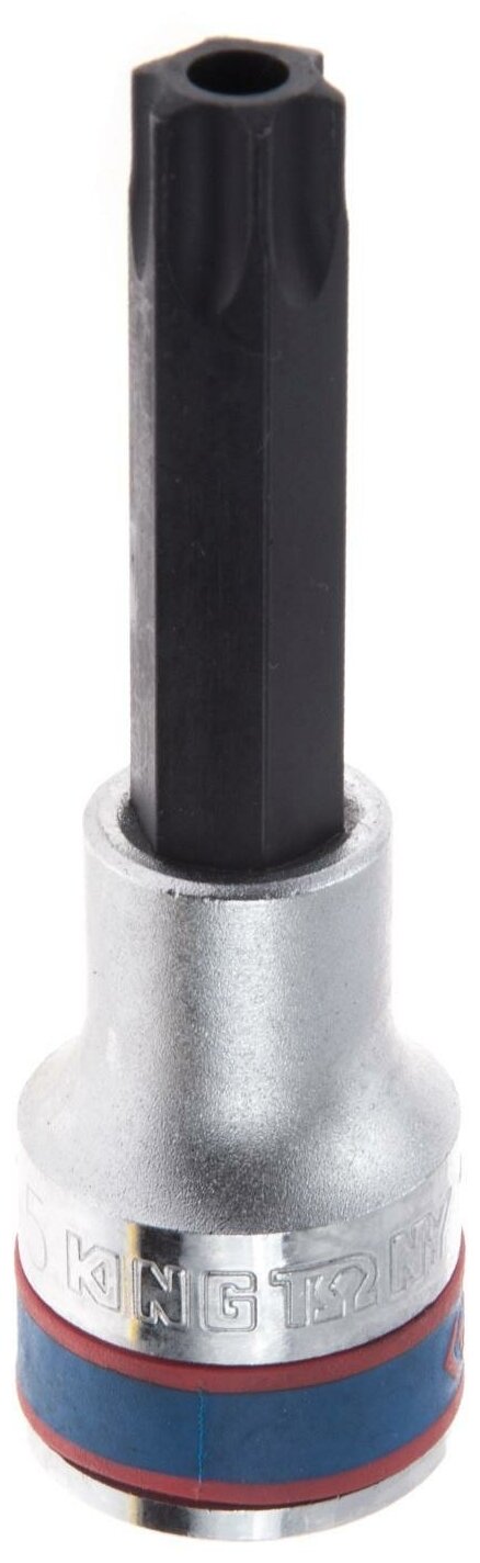 Насадка (бита) торцевая 1/2" Torx T55 L = 80 мм с отверстием KING TONY 403755