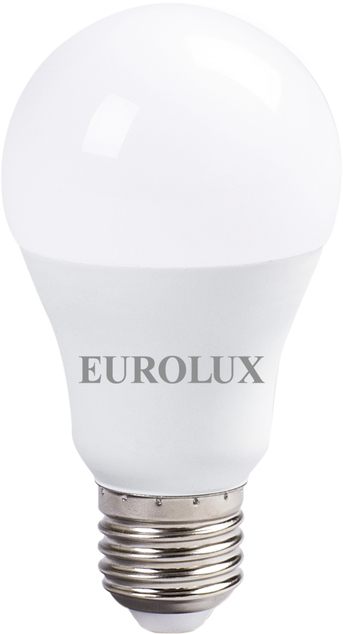 Лампа светодиодная Eurolux LL-E-A60-15W-230-2,7K-E27, груша, теплый свет