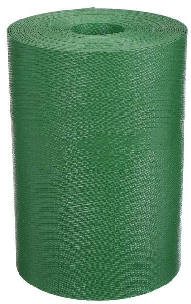 Лента бордюрная, 20 см × 10 м, толщина 1.2 мм, пластиковая, зелёная, Greengo