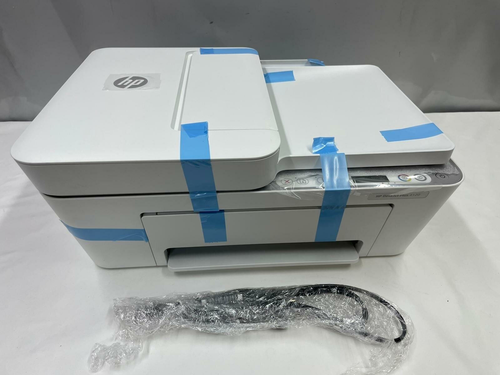 МФУ струйный HP DeskJet Plus 4120, A4, цветной, струйный, белый [3xv14b] - фото №4