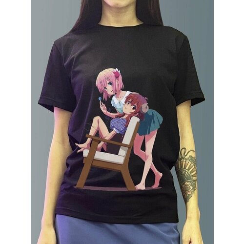 фото Футболка minimal trend, размер 2xl, черный