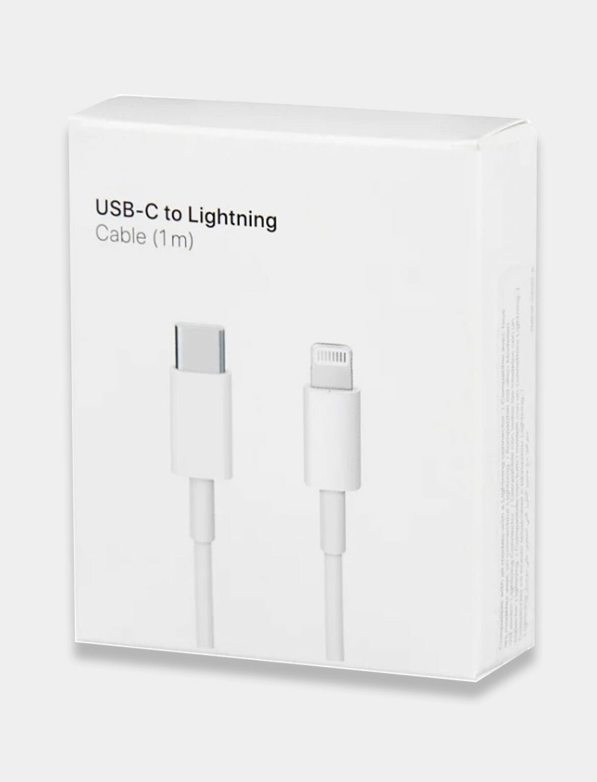 Кабель для зарядки iPhone, iPad, AirPods, iPod, USB - Lightning 1M