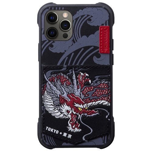 фото Чехол для телефона ip 12 pro max skinarma densetsu dragon