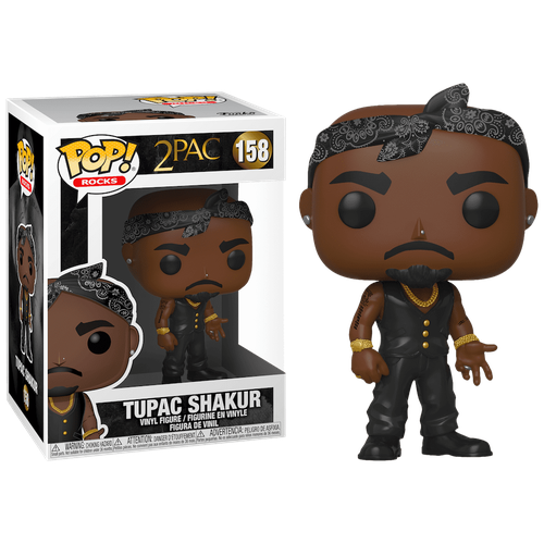 Фигурка Funko POP! Vinyl: Rocks: Tupac: Vest w/Bandana 45432 фигурка funko pop vinyl gold biggie smalls white suit 56721 30 см